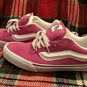 Vans Knu Skool Hot Pink/White *NEW* (No Box)